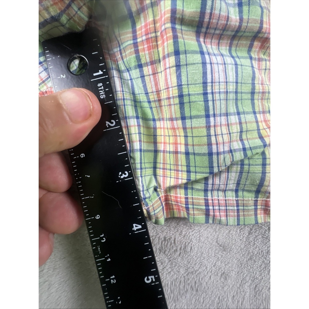 Vintage J. Crew Shorts Plaid Oarsman Chino Size Large‎ Pockets Preppy  Men's - Picture 6 of 11